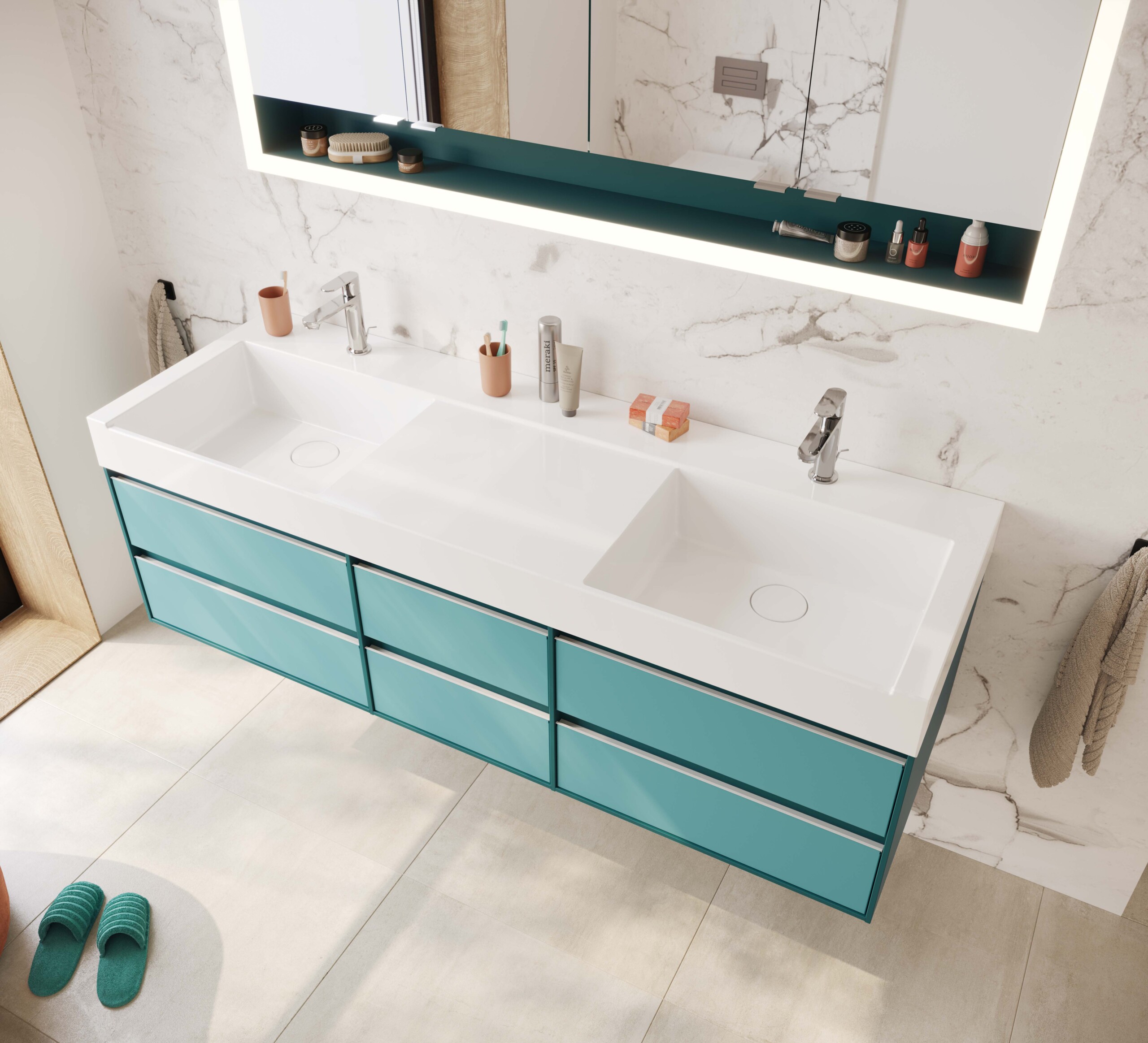 Segment KOMFORT - Waschtisch MODERN 2.0